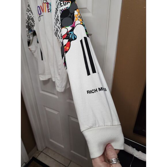 Adidas Long Sleeve Graphic Pride Tee "Let Love Be Your Legacy" (L) - Picture 4 of 7